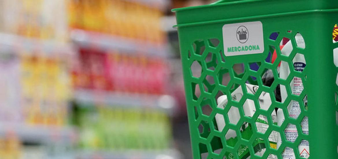 Carro de la compra en Mercadona