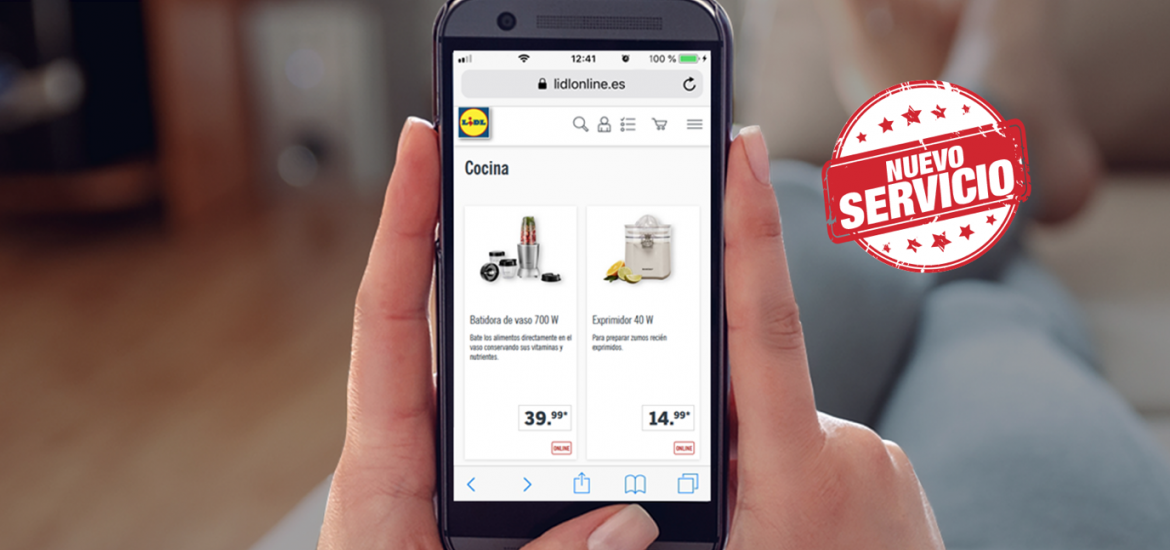 Nuevo sitio web de Lidl Bazar