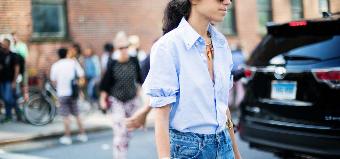 Street style con vaqueros