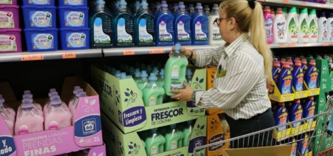 Productos de limpieza en Mercadona