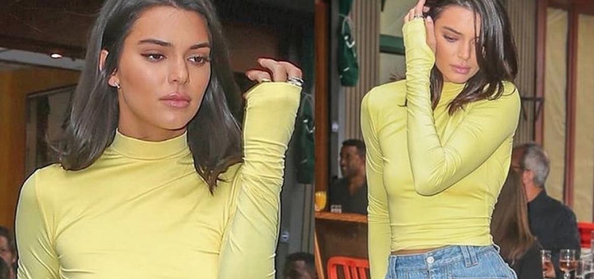 Kendall Jenner luciendo pantalones estilo 'cargo'