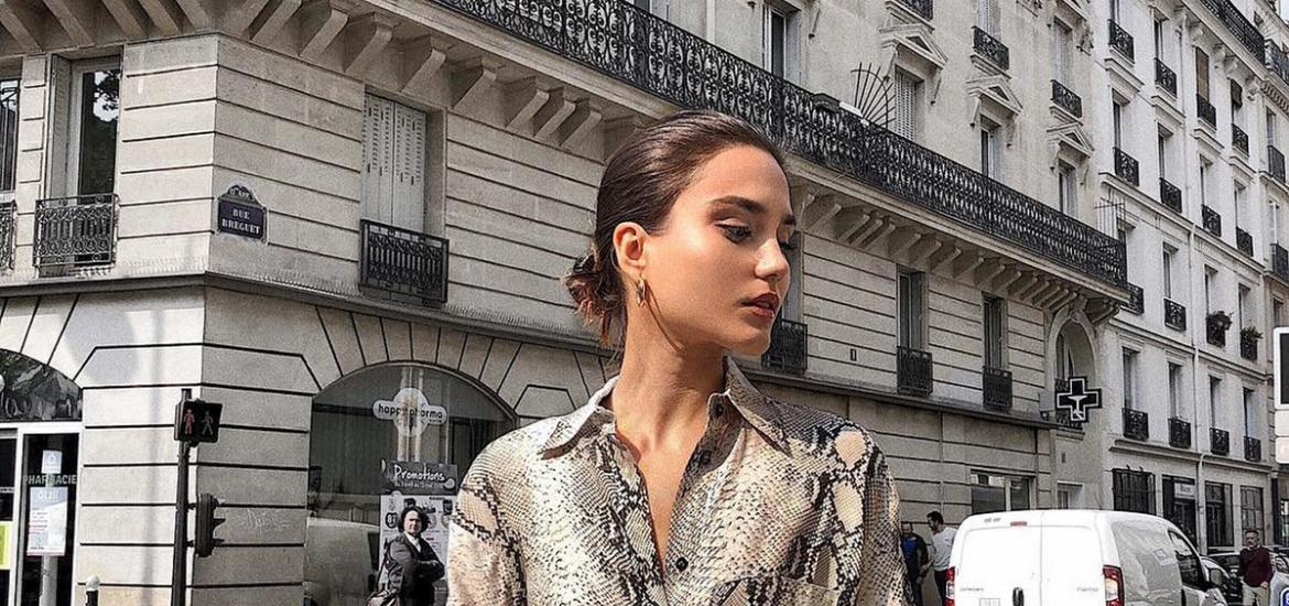 Estampado de serpiente Street Style