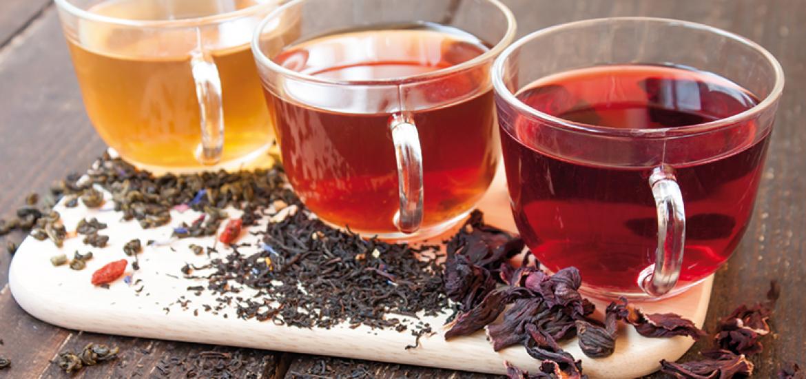 Imagen con diferentes tipos de infusiones