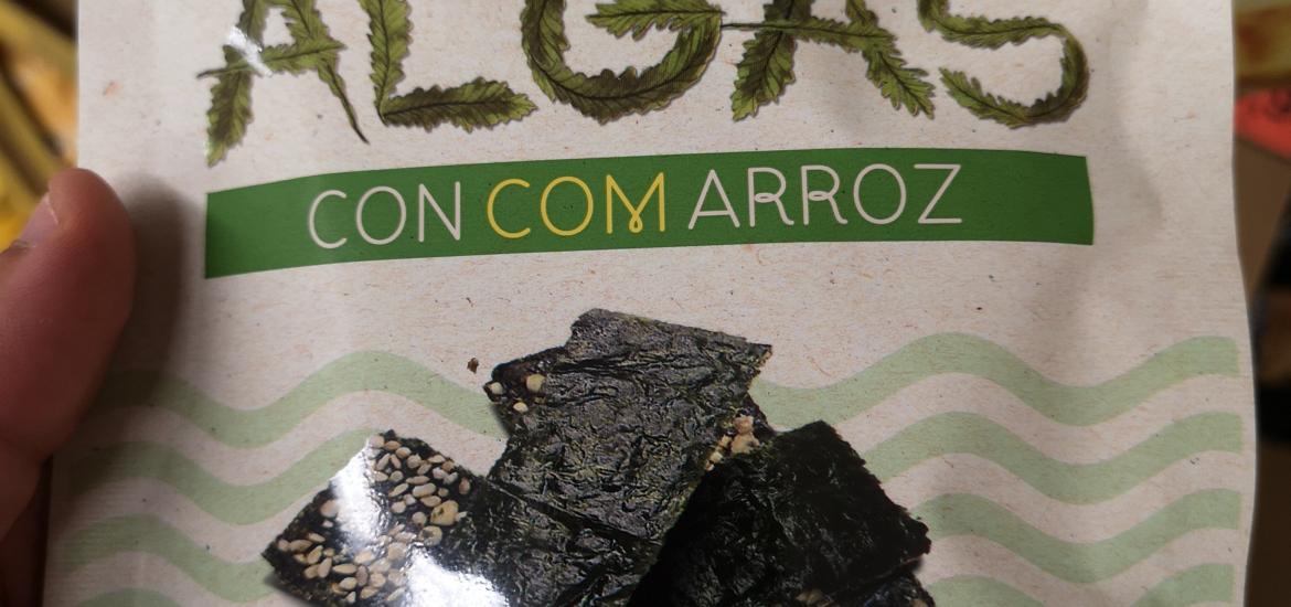Mercadona: Algas con arroz integral crujiente de Hacendado