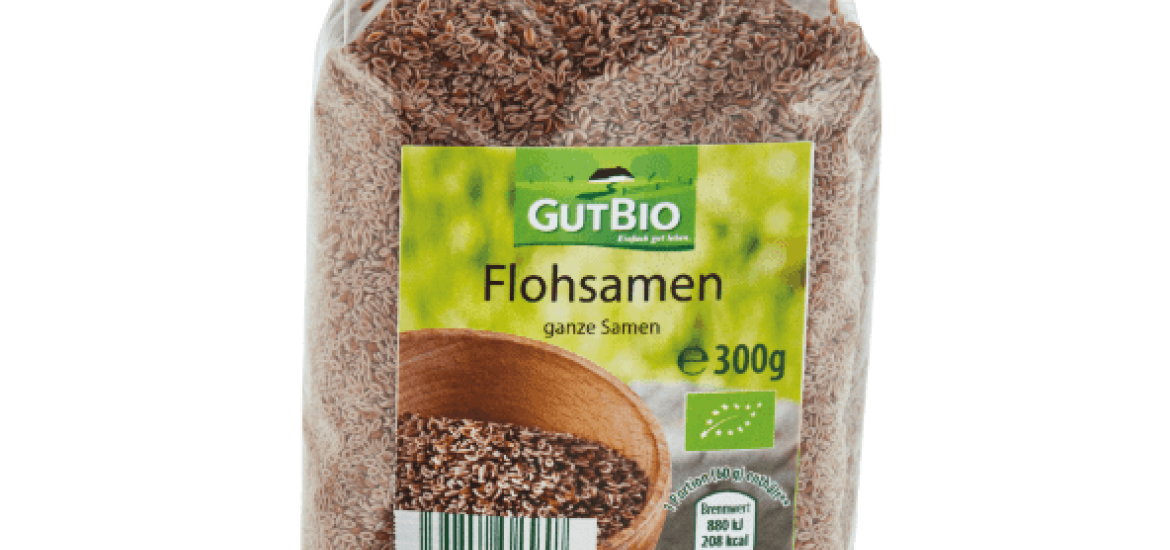 Flohsamen: superalimento ecológico de GutBio en Aldi
