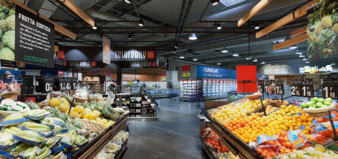 Supermercado Carrefour frutas y verduras