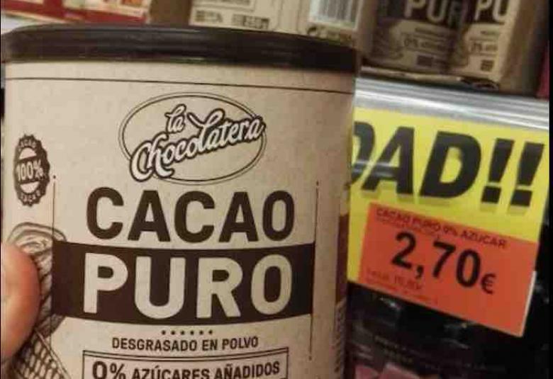 Cacao Puro de Mercadona