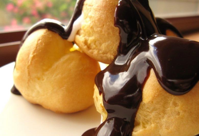 Deliciosos profiteroles