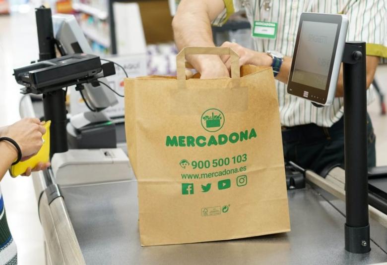 Bolsas de papel de Mercadona