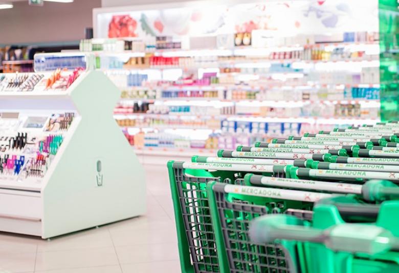 supermercados Mercadona, sección de perfumería