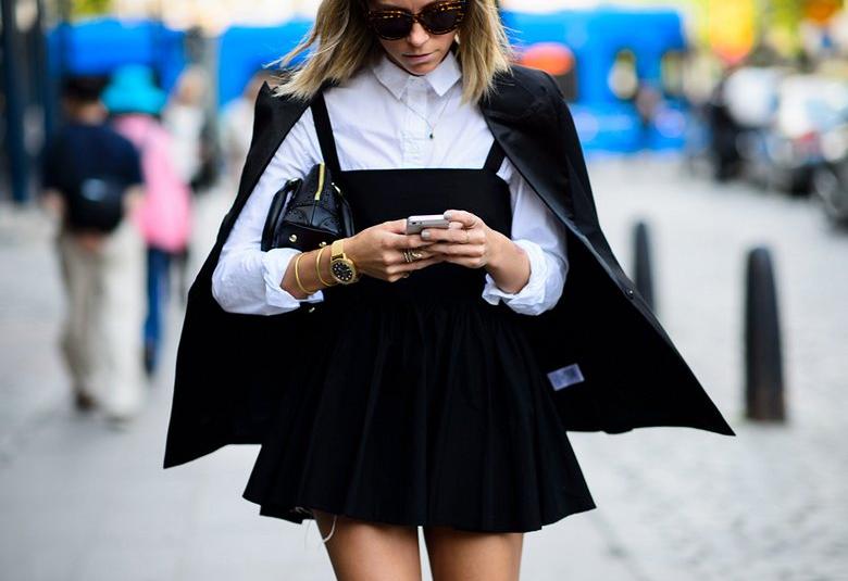 Street style con LBD