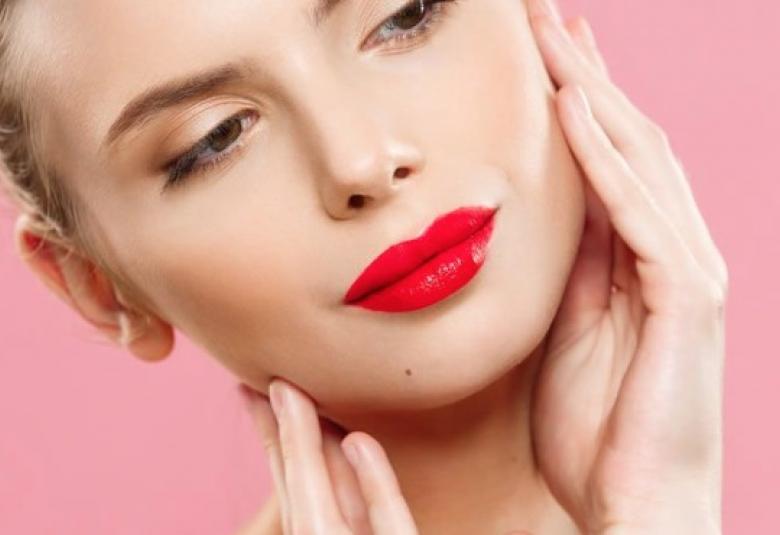 Piel y labios bonitos