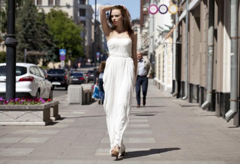 Vestido blanco de Lidl
