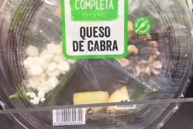 Imagen de la nueva ensalada de queso de cabra en Mercadona
