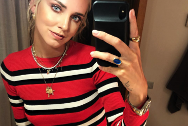 Chiara Ferragni luciendo un top de Zara