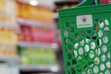 Carro de la compra en Mercadona