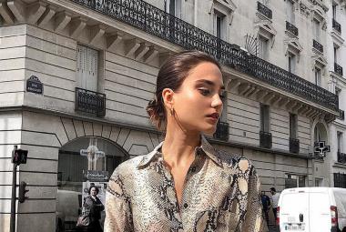 Estampado de serpiente Street Style