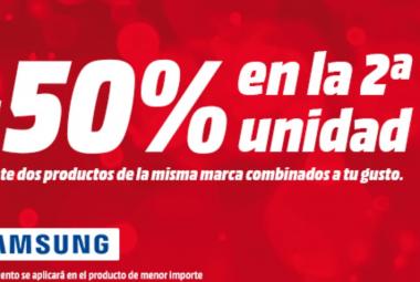 Oferta del 50% en la segunda unidad