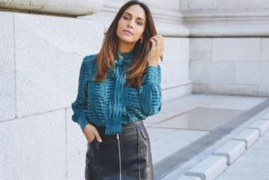 Rocío Osorno luciendo prendas de su colección con Carrefour