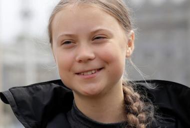 La jovencita sueca Greta Thunberg 