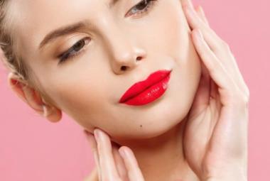 Piel y labios bonitos