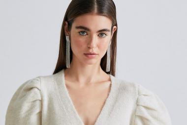 Cardigan Mangas abollonadas