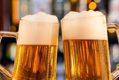 Cerveza agüita con plátano rojo en Alcampo