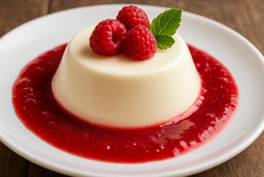 Panna cotta tradición y sabor italiano en un postre
